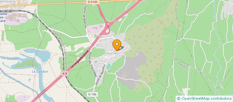 localisation de l'entreprise SCI TOREMARA  FOURNES