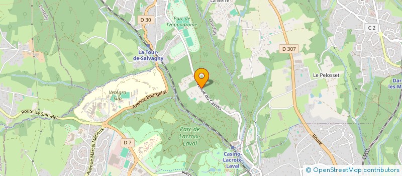 localisation de l'entreprise SCI TOREY  LA TOUR-DE-SALVAGNY