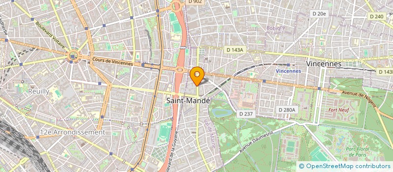 localisation de l'entreprise SCI TORGAI à SAINT-MANDE