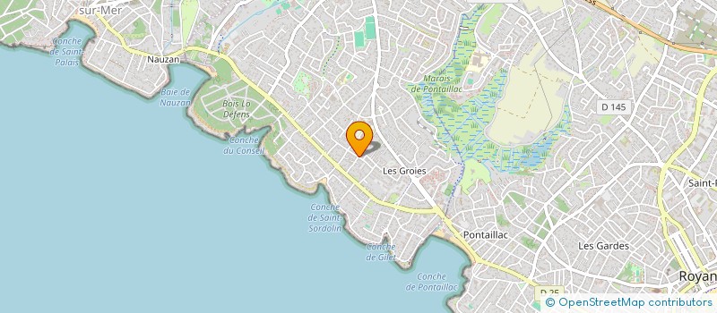 localisation de l'entreprise SCI TORI  VAUX-SUR-MER