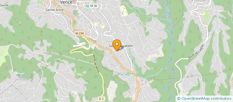 localisation de l'entreprise SCI TORI  VENCE