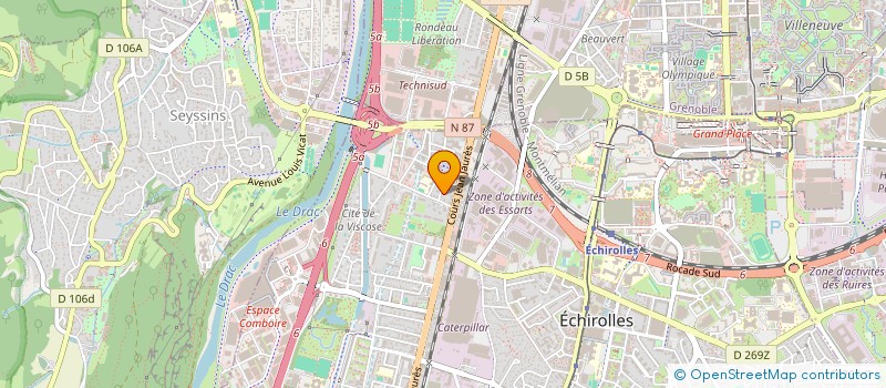 localisation de l'entreprise SCI TORI  ECHIROLLES