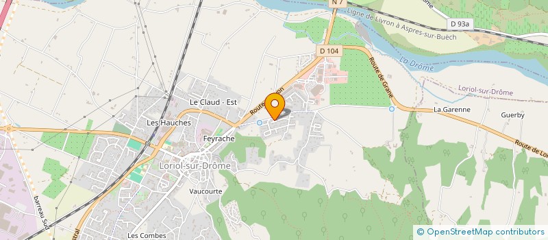 localisation de l'entreprise SCI TORINEL INVEST  LORIOL-SUR-DROME