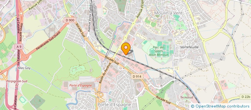 localisation de l'entreprise SCI TORKEY  PERPIGNAN