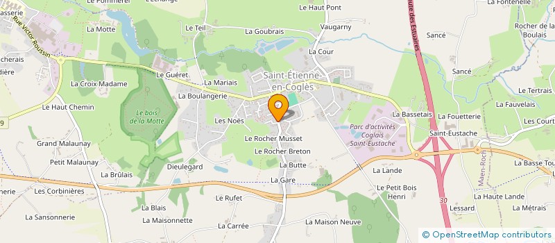 localisation de l'entreprise SCI TORMA  MAEN ROCH