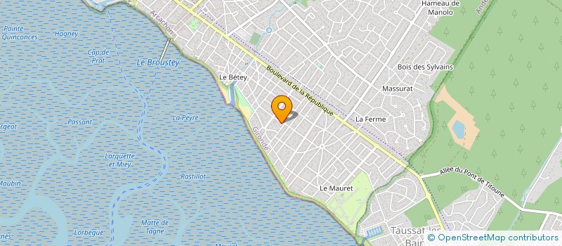 localisation de l'entreprise SCI TORNIER  ANDERNOS-LES-BAINS