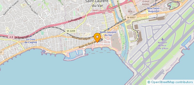localisation de l'entreprise SCI TORONE GARE à SAINT-LAURENT-DU-VAR