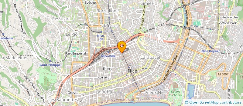 localisation de l'entreprise SCI TORONTO à NICE