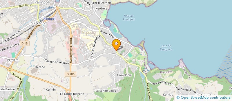 localisation de l'entreprise SCI TORPE  PAIMPOL