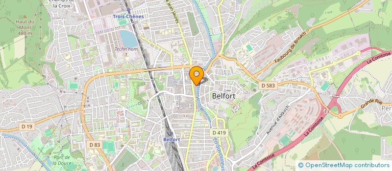 localisation de l'entreprise SCI TORPEV à BELFORT