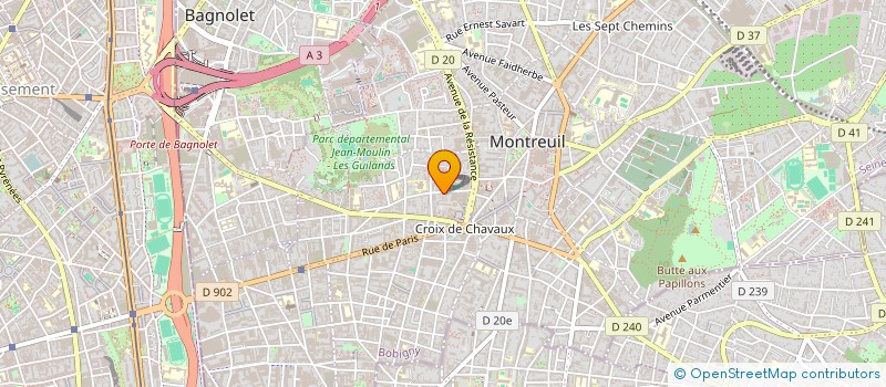 localisation de l'entreprise SCI TORQUEBIAU à MONTREUIL