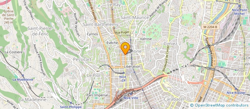 localisation de l'entreprise SCI TORREMAR  NICE