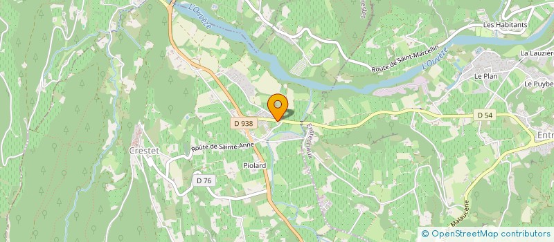 localisation de l'entreprise SCI TORRES  CRESTET