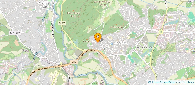 localisation de l'entreprise SCI TORRES  CLAPIERS