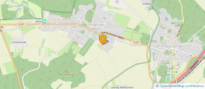 localisation de l'entreprise SCI TORRES-LAHARY  FORGES-LES-BAINS