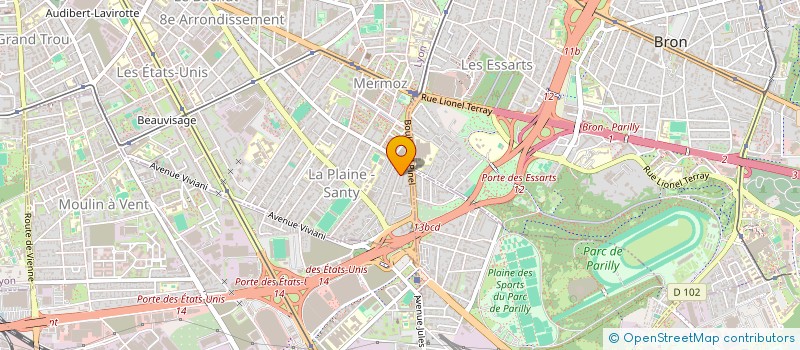 localisation de l'entreprise SCI TORS  LYON