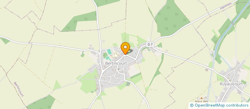 localisation de l'entreprise SCI TORSY GOFFART  BERTINCOURT