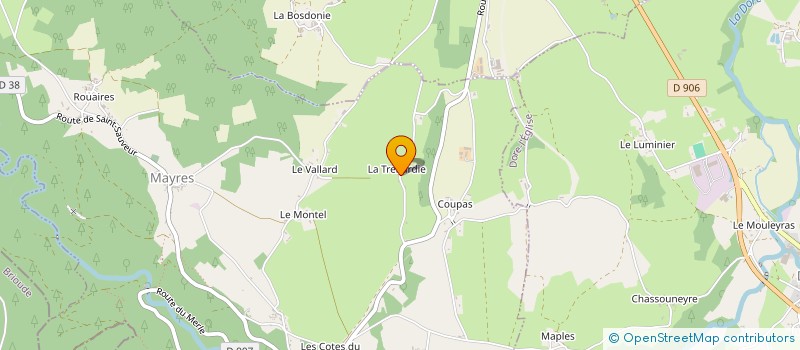 localisation de l'entreprise SCI TORTEL CHAIX  MAYRES