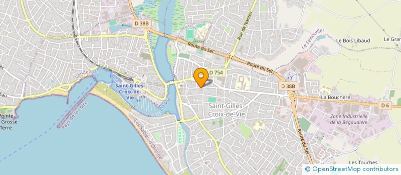 localisation de l'entreprise SCI TORTERUE à SAINT-GILLES-CROIX-DE-VIE