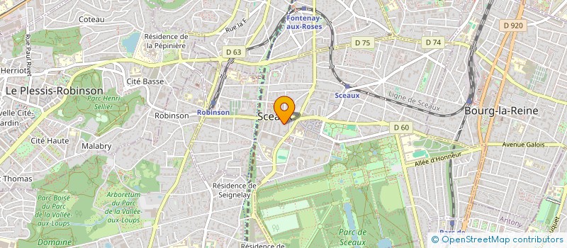 localisation de l'entreprise SCI TORTOISE à SCEAUX