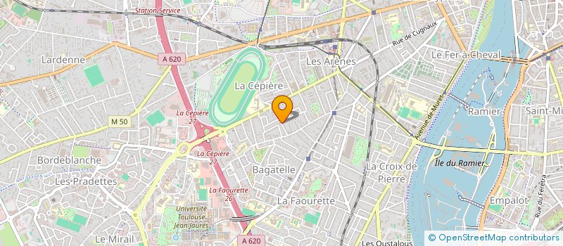 localisation de l'entreprise SCI TORTUGA à TOULOUSE