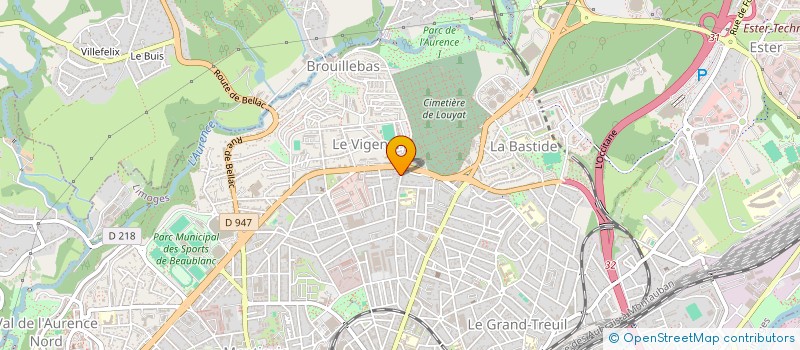 localisation de l'entreprise SCI TORTUGAS à LIMOGES