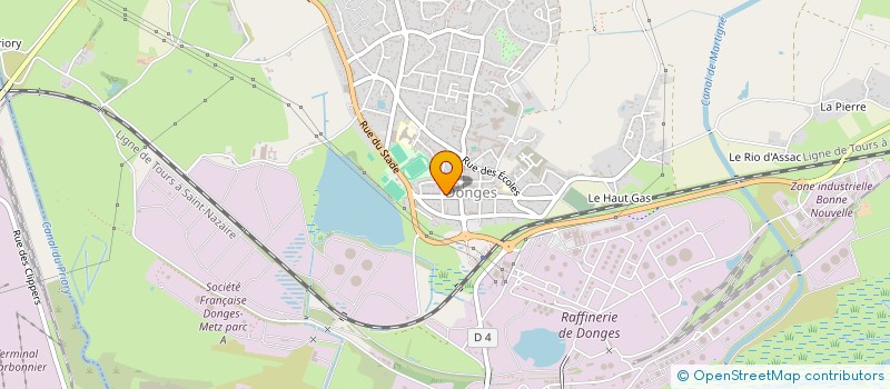 localisation de l'entreprise SCI TOS  DONGES