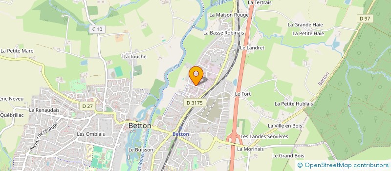 localisation de l'entreprise SCI TOSANAW  BETTON