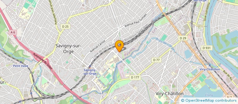 localisation de l'entreprise SCI TOSANDA  SAVIGNY-SUR-ORGE