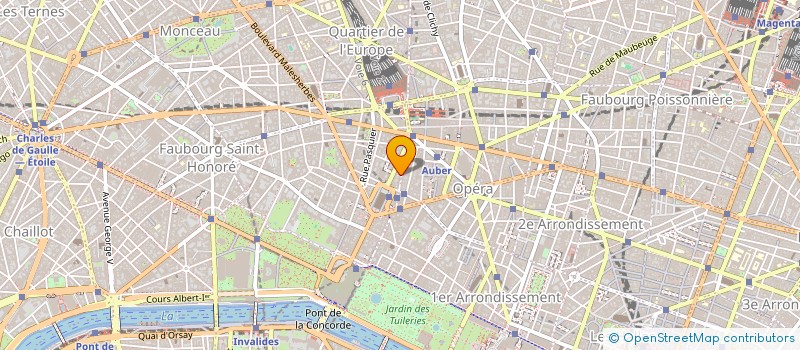 localisation de l'entreprise SCI TOSCA  PARIS