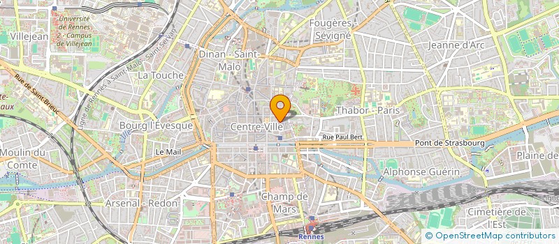 localisation de l'entreprise SCI TOSCA  RENNES