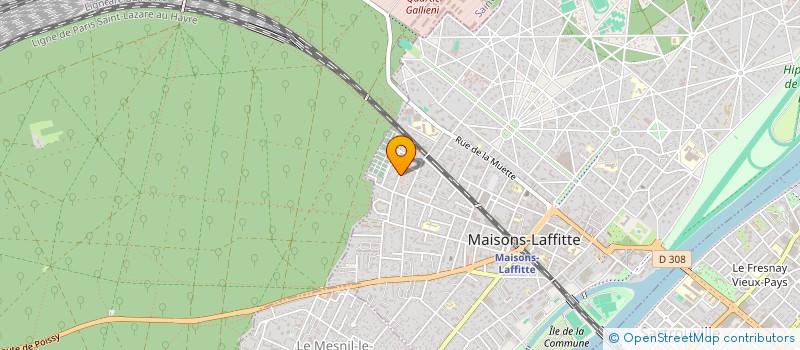 localisation de l'entreprise SCI TOSCA  LE MESNIL-LE-ROI