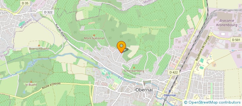 localisation de l'entreprise SCI TOSCA à OBERNAI