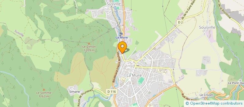 localisation de l'entreprise SCI TOSCAN  LA MURE