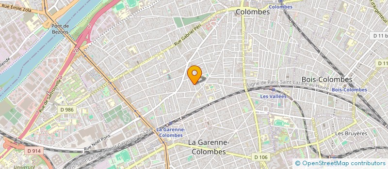 localisation de l'entreprise SCI TOSCANE  COLOMBES
