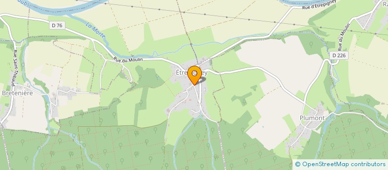 localisation de l'entreprise SCI TOSCANE  ETREPIGNEY