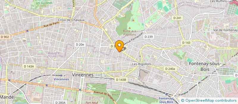 localisation de l'entreprise SCI TOSCANE  FONTENAY-SOUS-BOIS