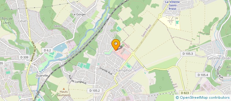 localisation de l'entreprise SCI TOSELLI à CHAMPHOL