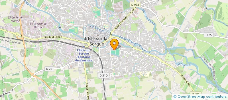 localisation de l'entreprise SCI TOSELLO  L'ISLE-SUR-LA-SORGUE