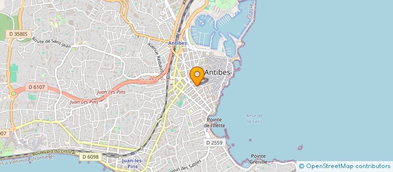 localisation de l'entreprise SCI TOSELLO à ANTIBES