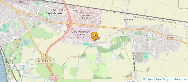 localisation de l'entreprise SCI TOSSA  AYTRE