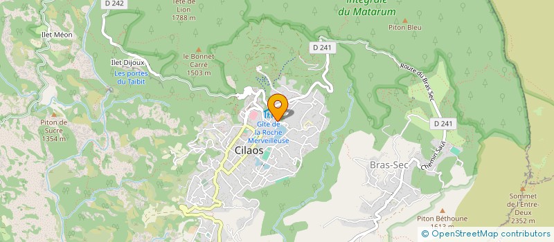 localisation de l'entreprise SCI TOSSAM à CILAOS