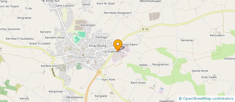 localisation de l'entreprise SCI TOSTA  PLOUGUERNEAU