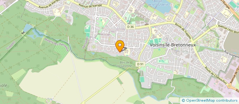 localisation de l'entreprise SCI TOSTAKY  VOISINS-LE-BRETONNEUX