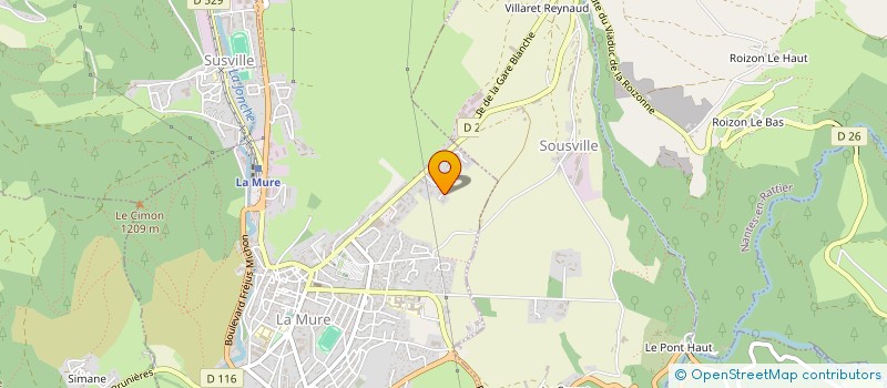 localisation de l'entreprise SCI TOSUN  LA MURE