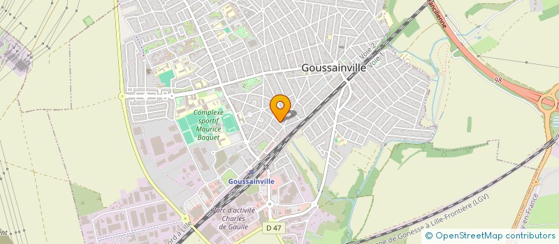 localisation de l'entreprise SCI TOSUN à GOUSSAINVILLE