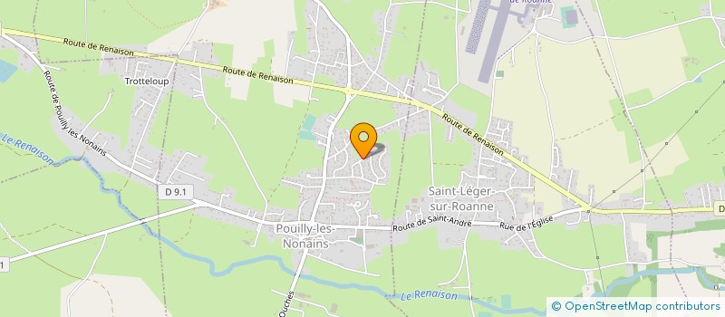 localisation de l'entreprise SCI TOTANA  POUILLY-LES-NONAINS