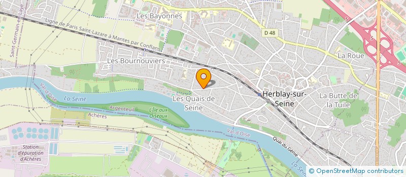 localisation de l'entreprise SCI TOTEM  HERBLAY-SUR-SEINE