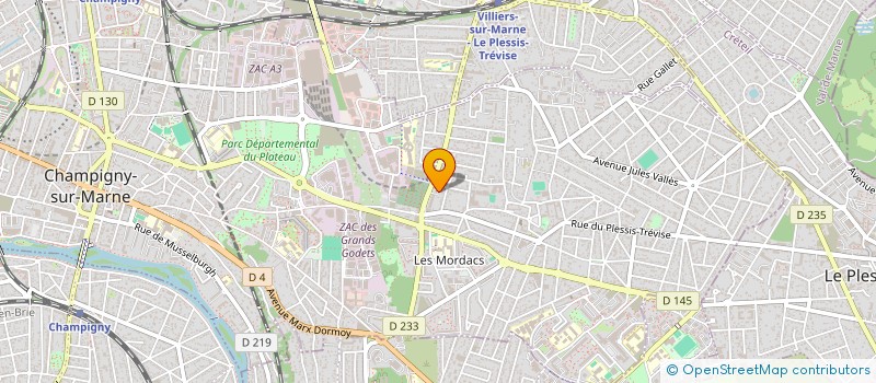 localisation de l'entreprise SCI TOTH  CHAMPIGNY-SUR-MARNE