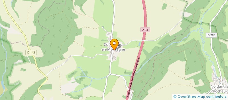 localisation de l'entreprise SCI TOTI à COURCELLES-EN-MONTAGNE